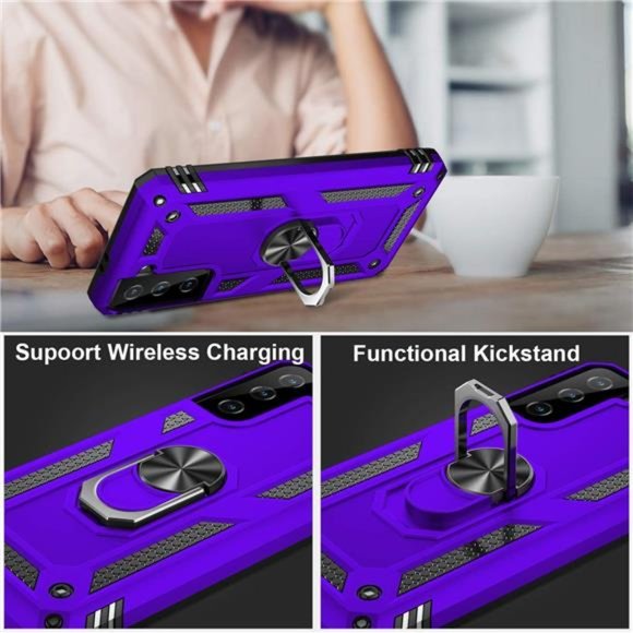 Samsung Galaxy S21 Cover Military Grade Shockproof Heavy Duty Cover Case - Picture 6 of 6